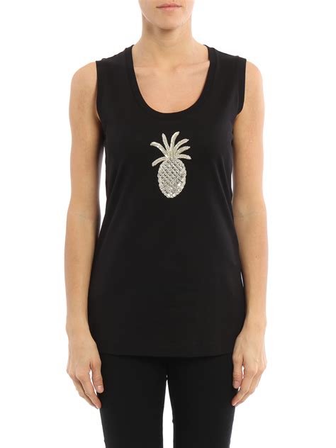 dolce gabbana womens tops|dolce & gabbana tank top.